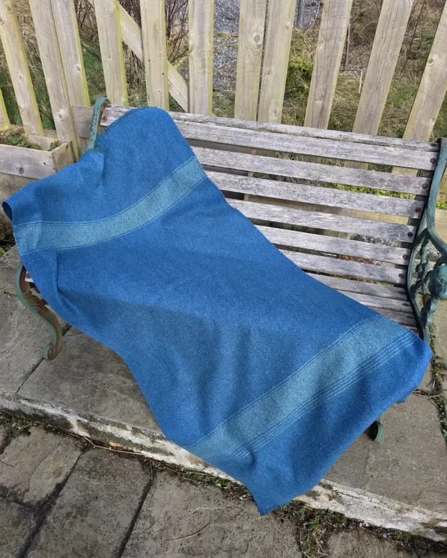 Two Sisters Tweed Throw heavyweight