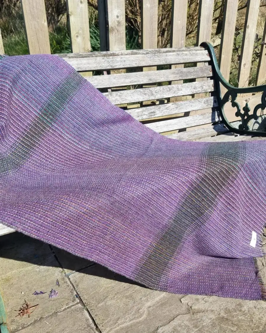 Two Sisters Tweed Throw