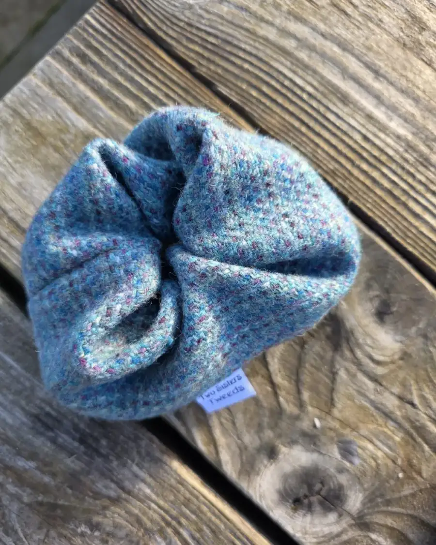 Two Sisters Tweeds hair scrunchie