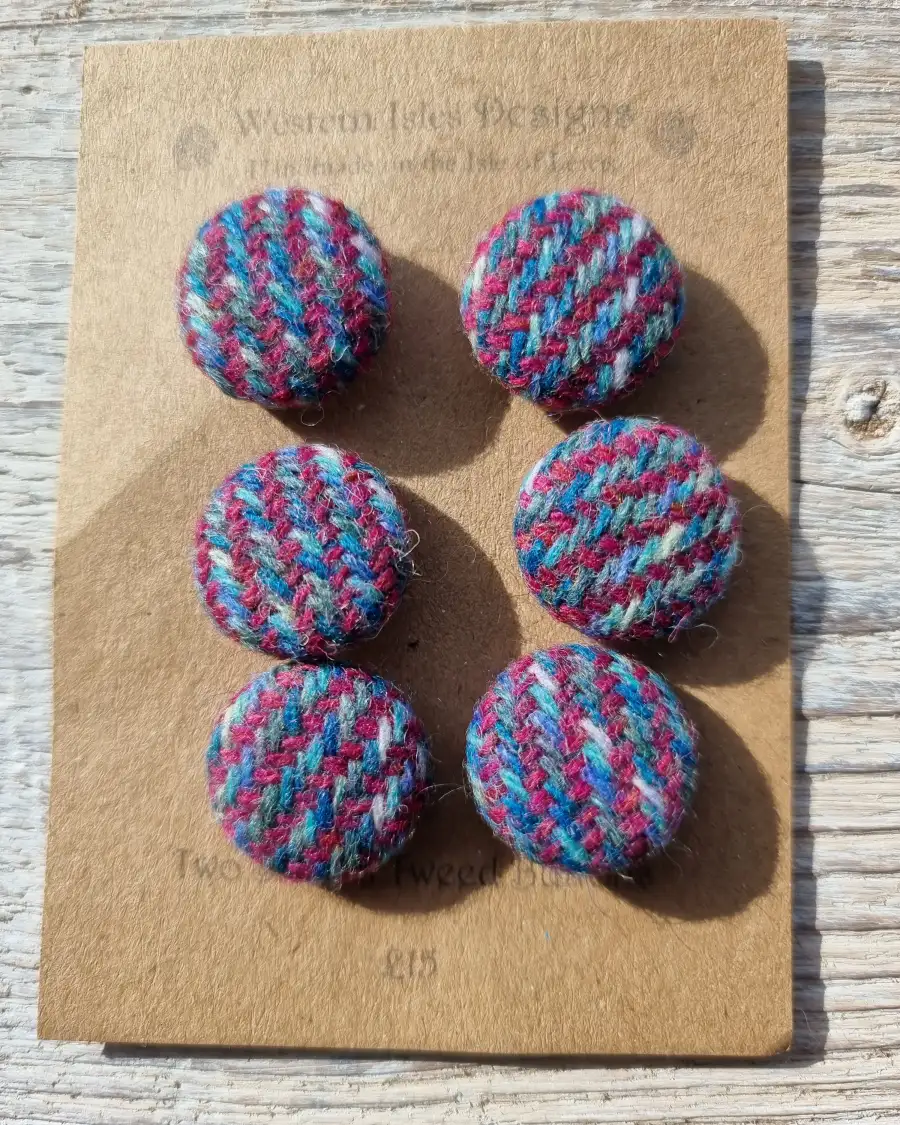 Three Sisters Tweed Buttons - 2 2