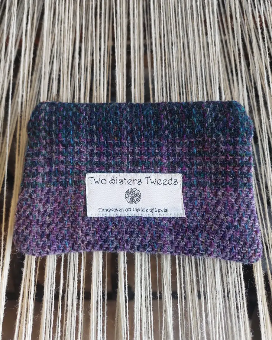 Two Sisters Tweed Zip Purse - 15