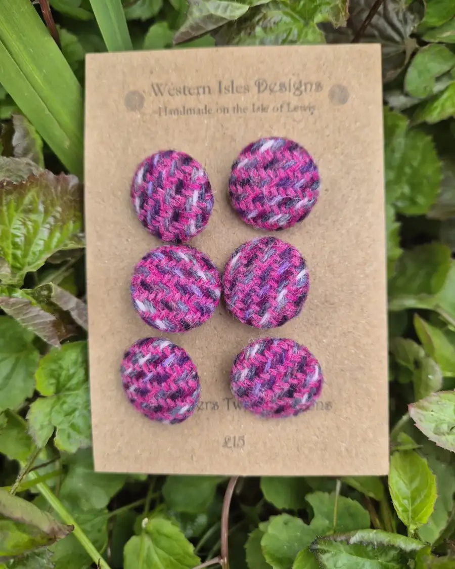 Two Sisters Tweed buttons - 8 2