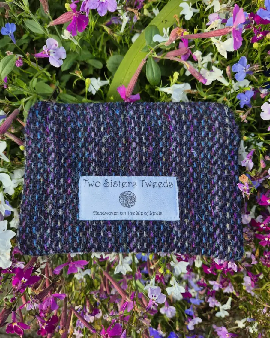 Two Sisters Tweed Zip Purse