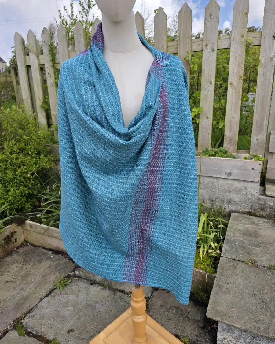 Two Sisters Tweed Shawl Lambswool - 1 2