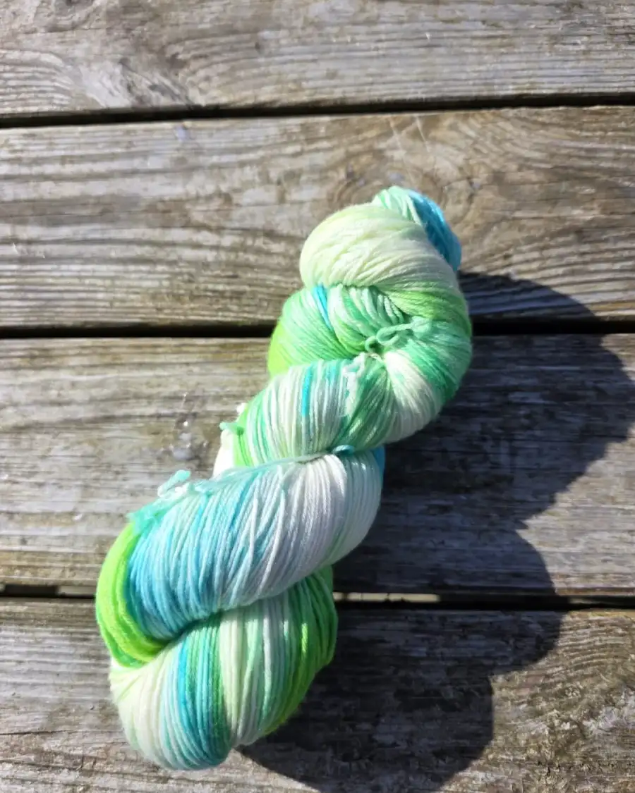 Hand-Dyed Yarn: 100% Merino, 4 ply